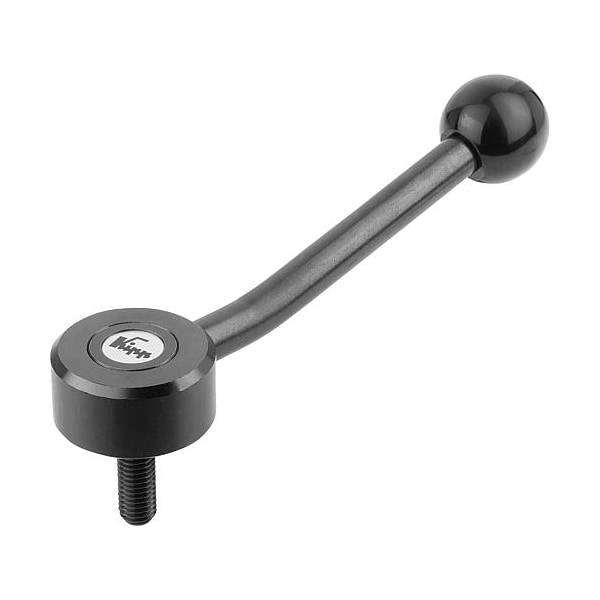 Adjustable Tension Levers low profile, external thread, 15 Degree, metric